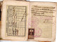 Poland / Polska 1920,24  History Travel Document, Ceskoslovensko, 2 Revenue Stamps. Bad  Condition - Historical Documents