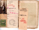 Delcampe - Poland / Polska 1920,24  History Travel Document, Ceskoslovensko, 2 Revenue Stamps. Bad  Condition - Historische Documenten