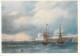 Navigation Sailing Vessels & Boats Themed Postcard Russia Moored Large Sail Ships - Sailing Vessels