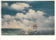 Navigation Sailing Vessels & Boats Themed Postcard Russia Painting Sail Ship Open Seas - Segelboote