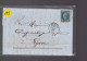 Un  Timbre  Napoléon III N° 14  20 C Bleu  Lettre  Cachet Avignon   1859 Destination Lyon - 1853-1860 Napoléon III