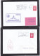 Delcampe - LOT  DE 32 ENVELOPPES ILLUSTREES EMISES DE LA FREGATE SURCOUF "F711" ( VOIR 16 SCANS X 2) - Barcos