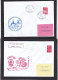 Delcampe - LOT  DE 32 ENVELOPPES ILLUSTREES EMISES DE LA FREGATE SURCOUF "F711" ( VOIR 16 SCANS X 2) - Boten