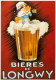 CPM-Affiche Publicité Bière De Longwy Collect. PONS * Ref 10329*TBE - Advertising