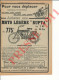 Publicité 1911 Moto Légère Rupta Motocyclette Ancienne Vintage 216CH26 - Reclame