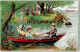 39443005 - Ruderboot Frauen Lithographie - Pinksteren