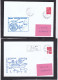 FREGATE MONTCALM "D642" ( VOIR 5 SCANS X 2) 10 ENVELOPPES AVEC CACHET ILLUSTRES De BORD - Bateaux