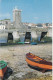 85. LES SABLES D'OLONNE .CPSM. LA TOUR D'ARUNDEL.VUE DES PILES DE LA JETEE. ANNÉE 1975+ TEXTE. - Sables D'Olonne