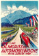 12964964 St Moritz GR Repro Plakat Fuer Automobilwoche In St.Moritz Von 1929 Ott - Andere & Zonder Classificatie