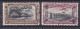 Belgian Congo 1930 Mi. 119-20, Kral & Träger Flugpostmarken Complete Set (o) (2 Scans) - Usados