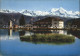 12920861 Montana Crans Lac Grenon Hotel Du Lac Et Le Weisshorn Walliser Alpen Ra - Altri & Non Classificati