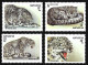 ANIMALS Kyrgyzstan 1994 WILD ANIMAL Panthera Uncia Big Cats Predator Animals Fauna MNH Sc 29 - 32 WWF Full Set - Raubkatzen