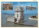 Navigation Sailing Vessels & Boats Themed Postcard Lisbon Belem Tower - Sailing Vessels