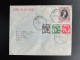 MALAYA PENANG 1955 LETTER BUTTERWORTH TO SAN JOSE USA 05-01-1955 FDC - Penang