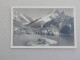 CPSM -  AU PLUS RAPIDE - CHAMONIX - VUE GENERALE DU LAC BLANC -  VOYAGEE TIMBREE 1950  - FORMAT CPA - Chamonix-Mont-Blanc