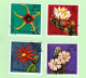 Delcampe - Pologne - Polska Lot 48 Timbres Les Fleurs - Colecciones