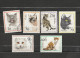 Delcampe - Pologne - 58 Timbres Animaux - Poissons Insectes Chevaux Oiseaux Chiens Chats Oiseaux Serpents Grenouilles Tortue Singe - Collezioni