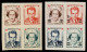 MÓNACO. ** 334A/337B Y 379A/382B. Cruz Roja. Cat. 284 €. - Unused Stamps