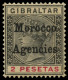 MARRUECOS. Despacho Inglés. Ø/* 1/8. El 40, 50 Cts. Y 2 Ptas En Nuevo. Cat. 180 €. - Uffici In Marocco / Tangeri (…-1958)