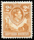 RODESIA DEL NORTE. * 25/37. Bonita. Cat. 185 €. - Northern Rhodesia (...-1963)