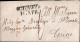 B37x - LETTERA PREFILATELICA DA CUNEO A TORINO 1845 - 1. ...-1850 Prephilately