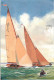 Navigation Sailing Vessels & Boats Themed Postcard Nauttical Sports Buoy - Voiliers