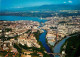 12909011 Geneve GE La Jonction Du Rhone Et De L'Arve Lac Leman Vue Aerienne Gene - Altri & Non Classificati