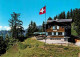 12905662 Klewenalp Luzerner Berghaus Roetenport Schweizer Flagge Klewenalp - Autres & Non Classés
