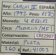 CRE2907 MONEDA ESPAÑA CARLOS IV 4 REALES 1792 MADRID PLATA - Other & Unclassified