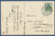 Fröhliche Ostern Küken Veilchen, Prägekarte, Gelaufen 1911 (AK3445) - Easter