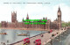 R531708 London. Houses Of Parliament And Westminster Bridge. Valentine. Valesque - Autres & Non Classés