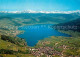 12878628 Aegerisee Aegerisee Unteraegeri Unter-Aegeri ZG Mit Alpen Fliegeraufnah - Sonstige & Ohne Zuordnung