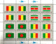 Flaggen Flags Drapeaux ONU Feuillets1980 à 1989  Nations Unies Bureau De New York Neufs ** - Nuevos