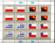 Delcampe - Flaggen Flags Drapeaux ONU Feuillets1980 à 1989  Nations Unies Bureau De New York Neufs ** - Neufs