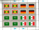 Delcampe - Flaggen Flags Drapeaux ONU Feuillets1980 à 1989  Nations Unies Bureau De New York Neufs ** - Unused Stamps