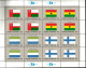 Delcampe - Flaggen Flags Drapeaux ONU Feuillets1980 à 1989  Nations Unies Bureau De New York Neufs ** - Ungebraucht