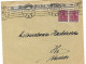 1922 Letter And Card With Two Pairs Of Different Colours Of The 75 Pfg Germania (2 Scans) - Storia Postale