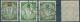 Germany-Deutschland,German Empire,Danzig 1934 -1936 Overprints On Coat Of Arms,Used & 8/7 Pfg, Red Overprint Is MNH - Gebraucht