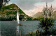 12807604 Lugano Lago Di Lugano Luganersee Mit Monte Bre Segelboot Lugano Lago Di - Sonstige & Ohne Zuordnung