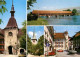 12801994 Wangen Aare Zeitglockenturm Brunnen Holzbruecke Wangen Aare - Other & Unclassified
