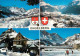 12801990 Engelberg OW Panorama Winterkurort Eislaufbahn Alpen Engelberg - Autres & Non Classés
