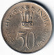 INDIA COIN LOT 102, 50 PAISE 1972, INDEPENDENCE, CALCITTA MINT, XF - India