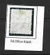 Cook Islands 1896 - 1900 5d Olive Black Queen Makea FU - Cookeilanden