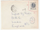 1962 T Tax UNDERPAID  COVER Netherlands To BBC ENGLISH BY RADIO GB Broadcasting Stamps - Brieven En Documenten