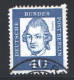 1961  G. E. Lessing MiNr 207 R  Oblitéré - Rollo De Sellos