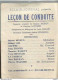 Bb // Vintage // Old French Movie Program / Programme Cinéma Leçon De Conduite // Odette JOYEUX - Programma's