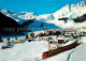 12719422 Bugnei Winterpanorama Gegen Piz Badus Und Skigebiet Von Milez Eisenbahn - Sonstige & Ohne Zuordnung
