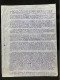 Tract Presse Clandestine Résistance Belge WWII WW2 'Mémorandum Sur La Rédition De L'armée' Three Pages - Documents