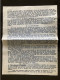 Tract Presse Clandestine Résistance Belge WWII WW2 'Note De Monsieur Spaak Aux Agents Consulaires Belges' 4 Pages - Documents