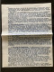 Tract Presse Clandestine Résistance Belge WWII WW2 'Note De Monsieur Spaak Aux Agents Consulaires Belges' 4 Pages - Documents